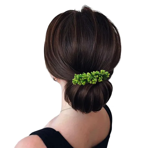Light_Green_Artificial_Floral_Bridal_Brooch_&_Hair_Pin_(16_X_14_X_10_Cm)