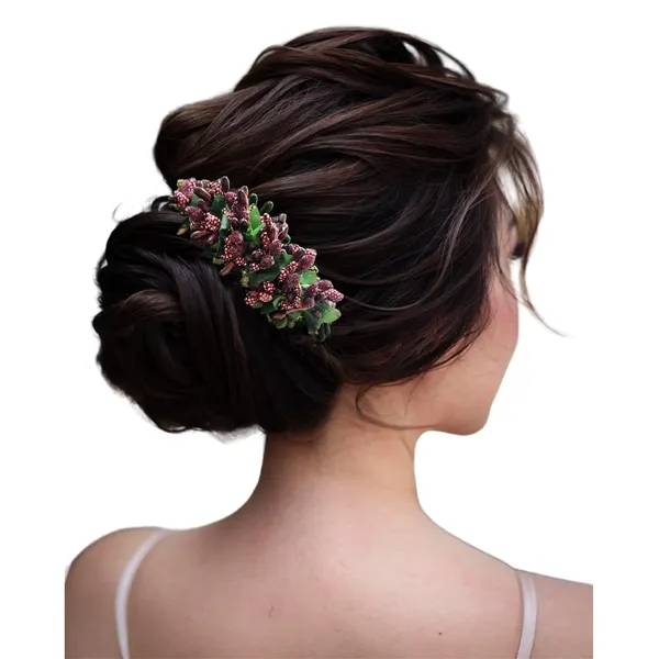 Maroon_Artificial_Floral_Bridal_Brooch_&_Hair_Pin_(16_X_14_X_10_Cm)