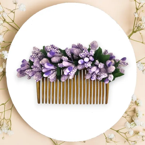 Mauve_Artificial_Floral_Bridal_Brooch_&_Hair_Pin_(16_X_14_X_10_Cm)