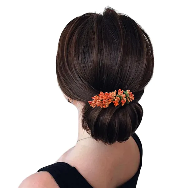 Orange_Artificial_Floral_Bridal_Brooch_&_Hair_Pin_(16_X_14_X_10_Cm)
