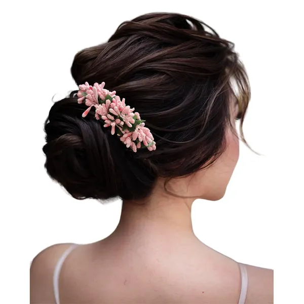Peach_Artificial_Floral_Bridal_Brooch_&_Hair_Pin_(16_X_14_X_10_Cm)
