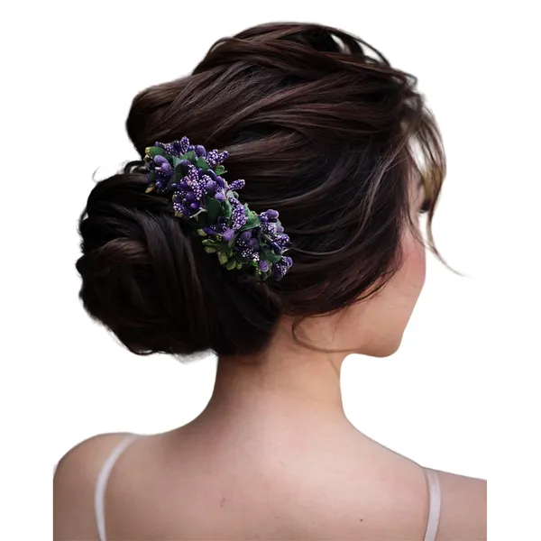 Purple_Artificial_Floral_Bridal_Brooch_&_Hair_Pin_(16_X_14_X_10_Cm)