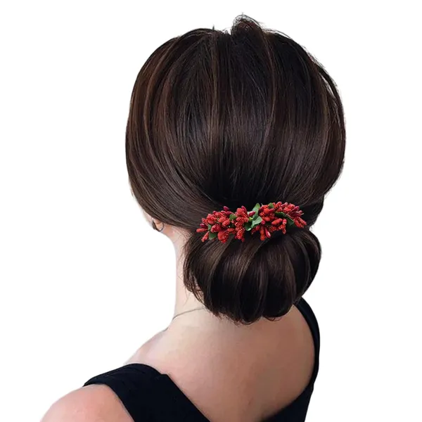 Red_Artificial_Floral_Bridal_Brooch_&_Hair_Pin_(16_X_14_X_10_Cm)