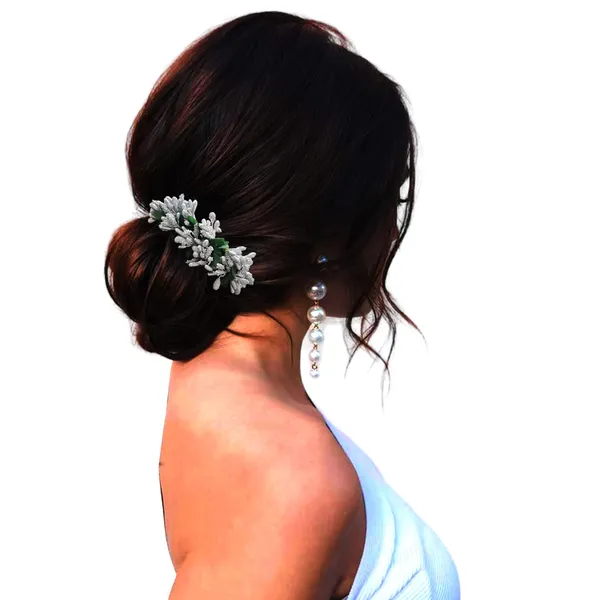 Silver_Artificial_Floral_Bridal_Brooch_&_Hair_Pin_(16_X_14_X_10_Cm)