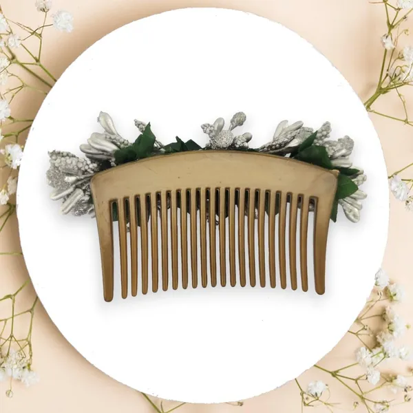 Silver_Artificial_Floral_Bridal_Brooch_&_Hair_Pin_(16_X_14_X_10_Cm)