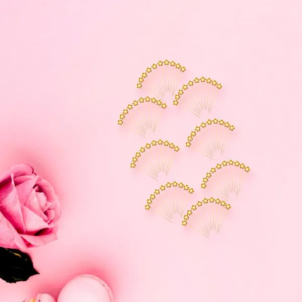 Golden_Bright_Crystal_Stone_With_Pearl_Star_Hair_Pin_(80_Pins)