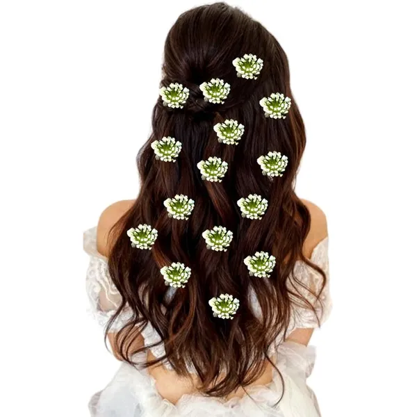 White_No_Clips_Self_Application_Hair_Pin_For_Women_&_Girls