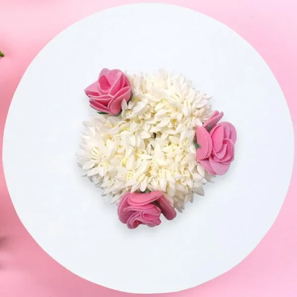 Baby_Pink_Mogra_Gajra_With_Rose_Artificial_Flowers_Scrunchies_Rubber_Band
