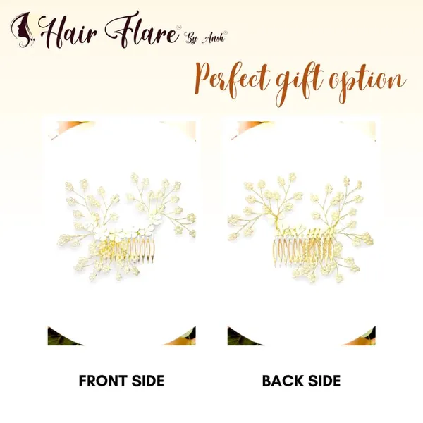 Multicolor_Flower_No_Pin_Hair_Comb_With_White_Beads_Hair_Accessory