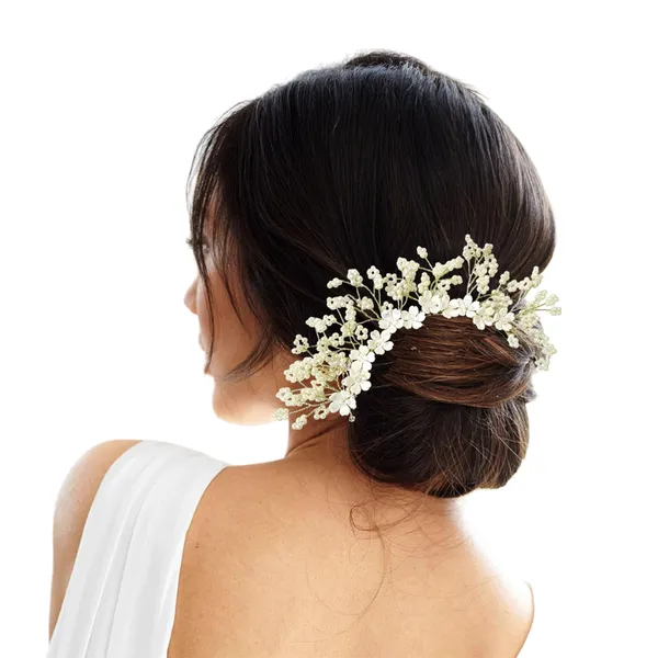 White_Artificial_Floral_Bridal_Brooch_&_Hair_Pin