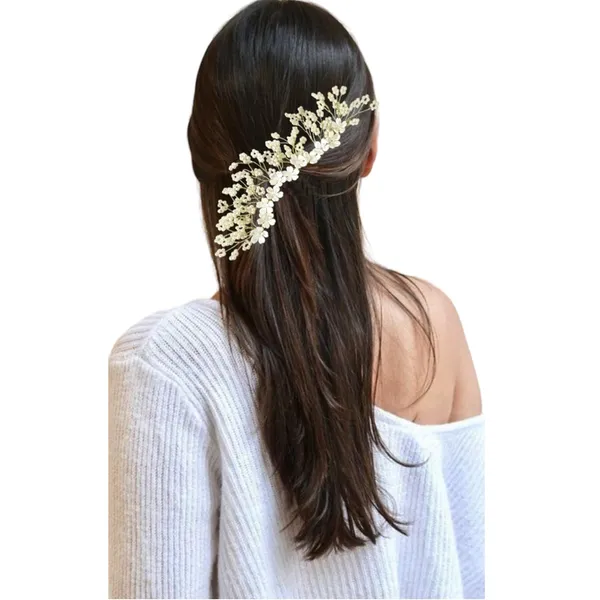 White_Artificial_Floral_Bridal_Brooch_&_Hair_Pin