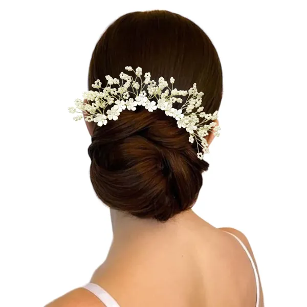 White_Artificial_Floral_Bridal_Brooch_&_Hair_Pin