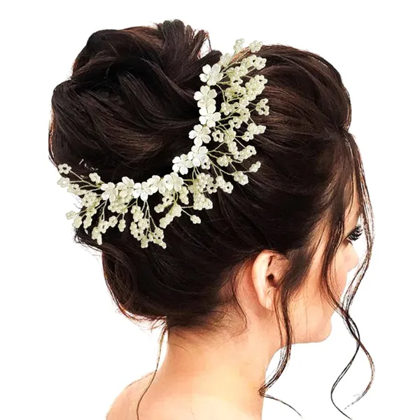 White_Artificial_Floral_Bridal_Brooch_&_Hair_Pin