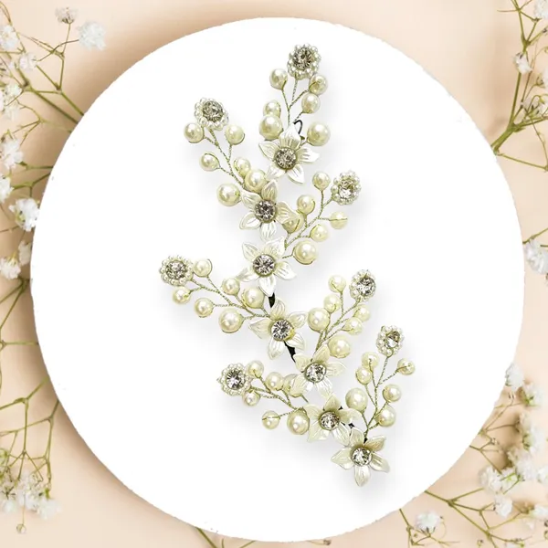 White_Artificial_Floral_Bridal_Brooch_&_Hair_Pin