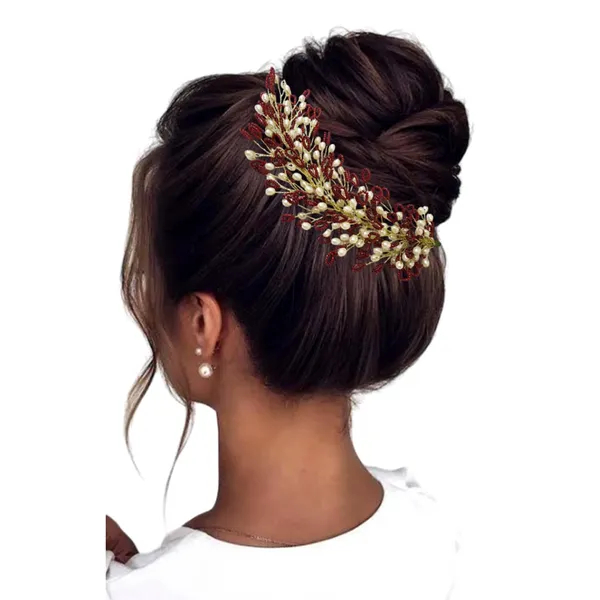 Maroon_Artificial_Floral_Bridal_Brooch_&_Hair_Pin_(16_X_14_X_10_Cm)