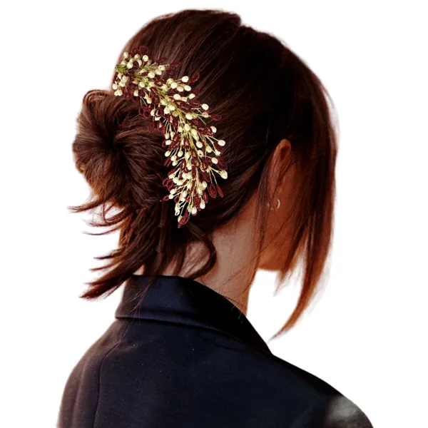 Maroon_Artificial_Floral_Bridal_Brooch_&_Hair_Pin_(16_X_14_X_10_Cm)