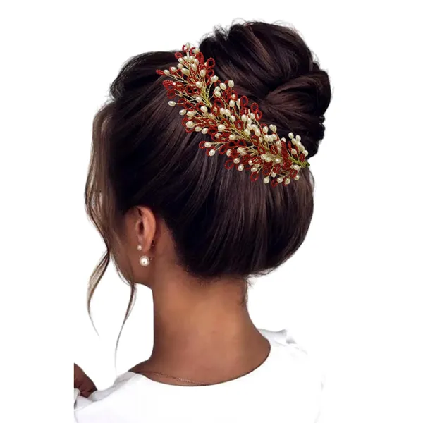 Red_Artificial_Floral_Bridal_Brooch_&_Hair_Pin_(16_X_14_X_10_Cm)