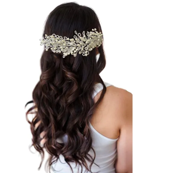 Silver_Artificial_Floral_Bridal_Brooch_&_Hair_Pin_(16_X_14_X_10_Cm)