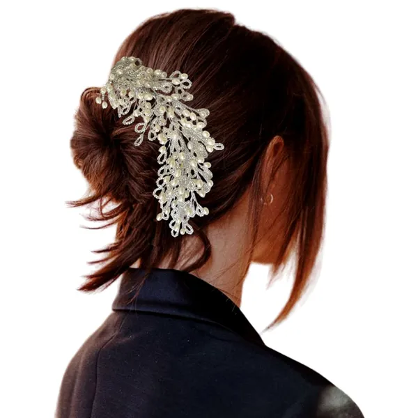 Silver_Artificial_Floral_Bridal_Brooch_&_Hair_Pin_(16_X_14_X_10_Cm)