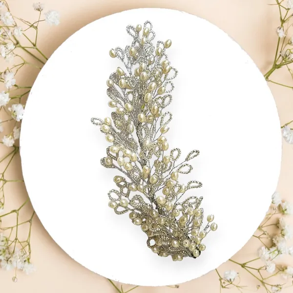 Silver_Artificial_Floral_Bridal_Brooch_&_Hair_Pin_(16_X_14_X_10_Cm)