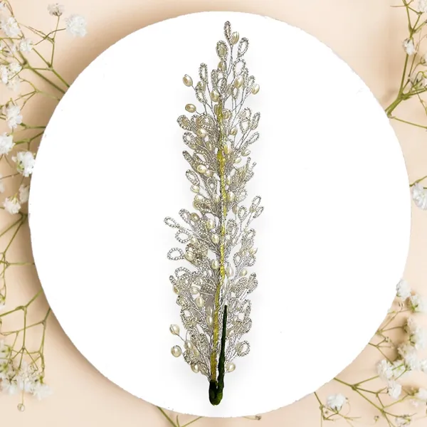 Silver_Artificial_Floral_Bridal_Brooch_&_Hair_Pin_(16_X_14_X_10_Cm)