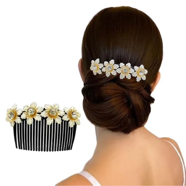 Multicolor_Artificial_Flower_Comb_Slide_Hair_Accessories_And_Hair_Pin_For_Women