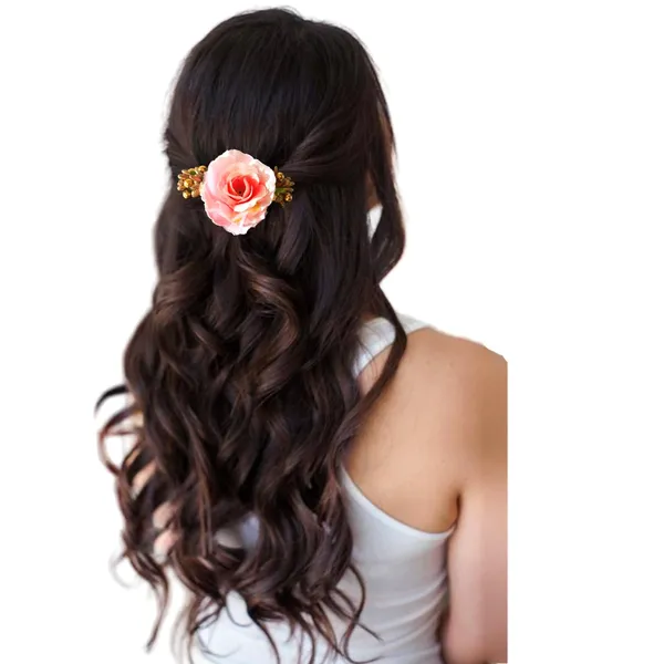 Baby_Pink_Artificial_Floral_Bridal_Brooch_&_Hair_Pin_Comb
