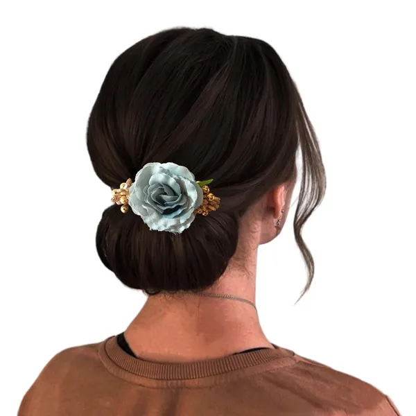 Grey_Artificial_Floral_Bridal_Brooch_&_Hair_Pin_Comb