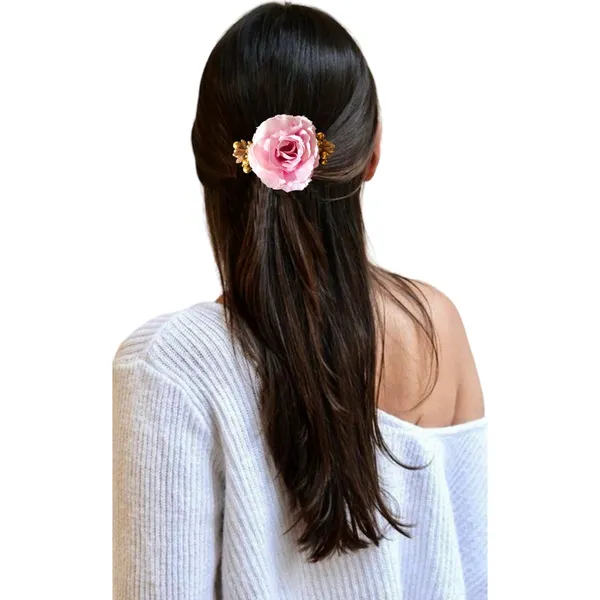 Mauve_Artificial_Floral_Bridal_Brooch_&_Hair_Pin_Comb