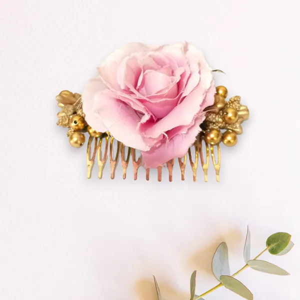 Mauve_Artificial_Floral_Bridal_Brooch_&_Hair_Pin_Comb