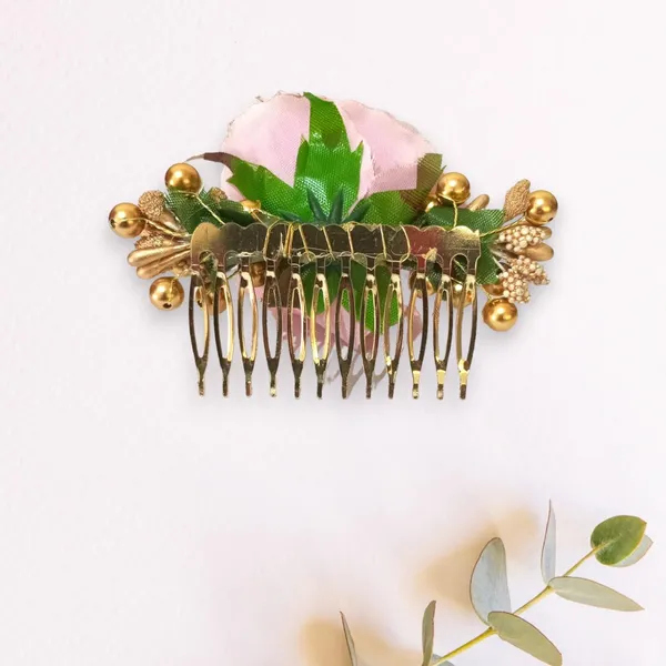 Mauve_Artificial_Floral_Bridal_Brooch_&_Hair_Pin_Comb