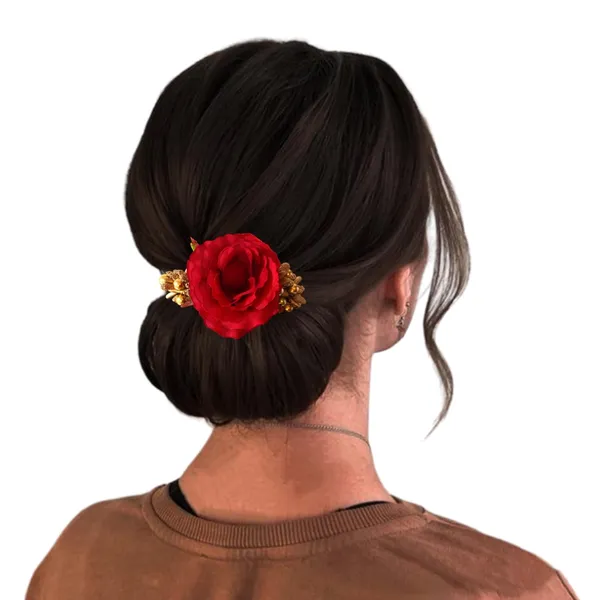 Red_Artificial_Floral_Bridal_Brooch_&_Hair_Pin_Comb