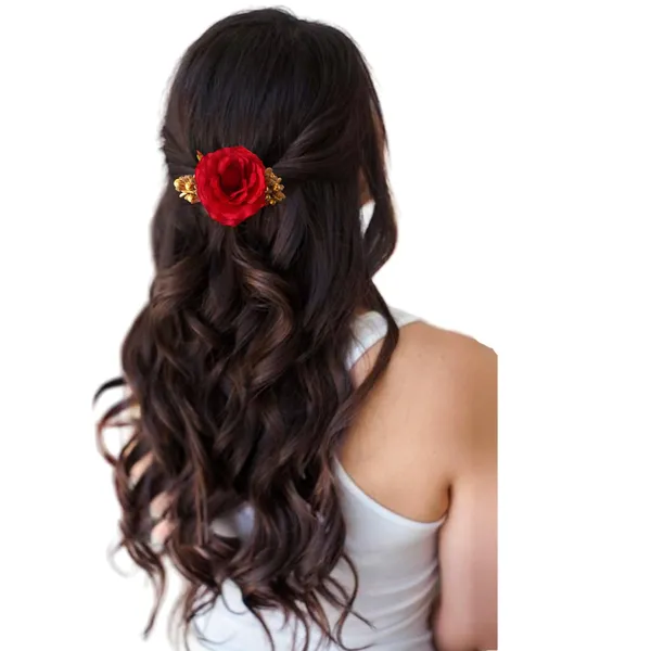 Red_Artificial_Floral_Bridal_Brooch_&_Hair_Pin_Comb