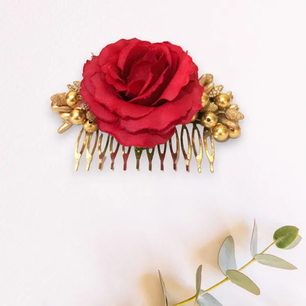Red_Artificial_Floral_Bridal_Brooch_&_Hair_Pin_Comb