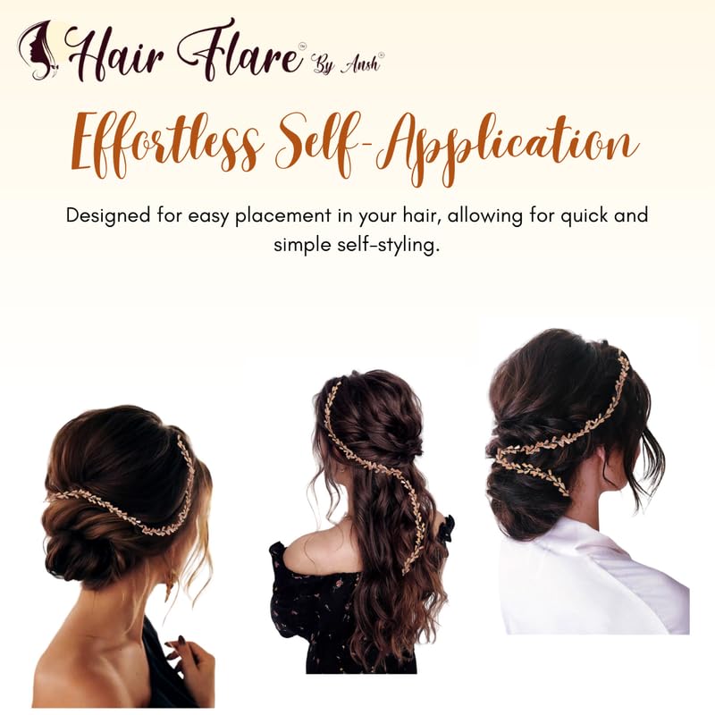 Golden_Crystal_Beads_Hair_Choti_For_Women