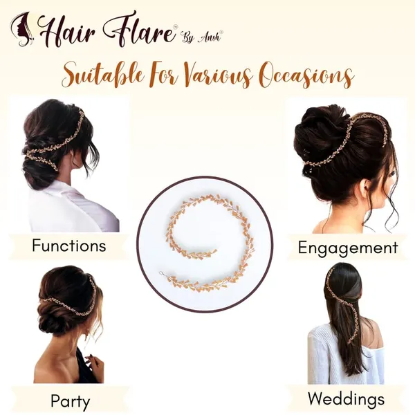Golden_Crystal_Beads_Hair_Choti_For_Women