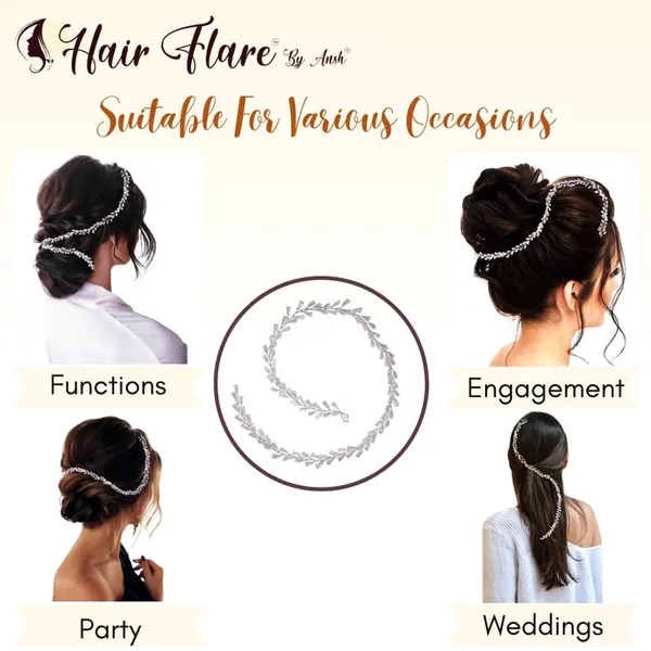 Silver_Crystal_Beads_Hair_Choti_For_Women