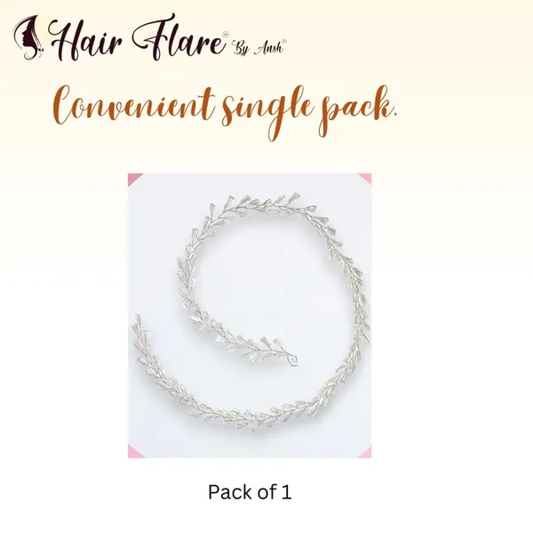 Silver_Crystal_Beads_Hair_Choti_For_Women