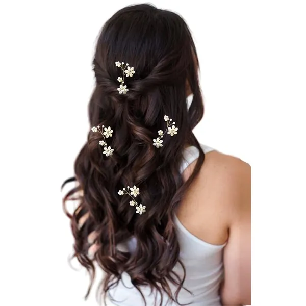 Pack_of_4_Multicolor_Pearl_Flowers,_Crystal_Stone_Center,_And_Pearl_Bead_Branches_Hair_Accessory