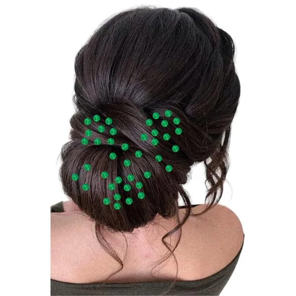 Pack_of_6_Dark_Green_Round_Bright_Crystal_Stone_With_Pearl_Hair_Pin_0_Pins