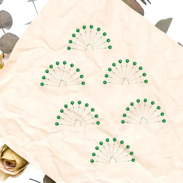 Pack_of_6_Dark_Green_Round_Bright_Crystal_Stone_With_Pearl_Hair_Pin_0_Pins