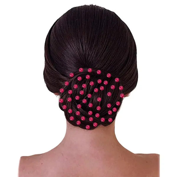 Pack_of_6_Dark_Pink_Round_Bright_Crystal_Stone_With_Pearl_Hair_Pin_0_Pins