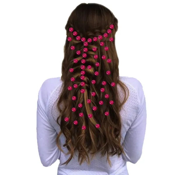 Pack_of_6_Dark_Pink_Round_Bright_Crystal_Stone_With_Pearl_Hair_Pin_0_Pins