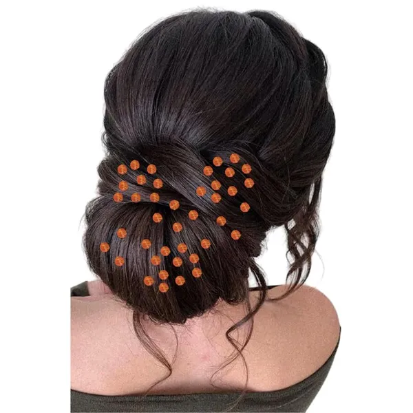 Pack_of_6_Orange_Round_Bright_Crystal_Stone_With_Pearl_Hair_Pin_0_Pins