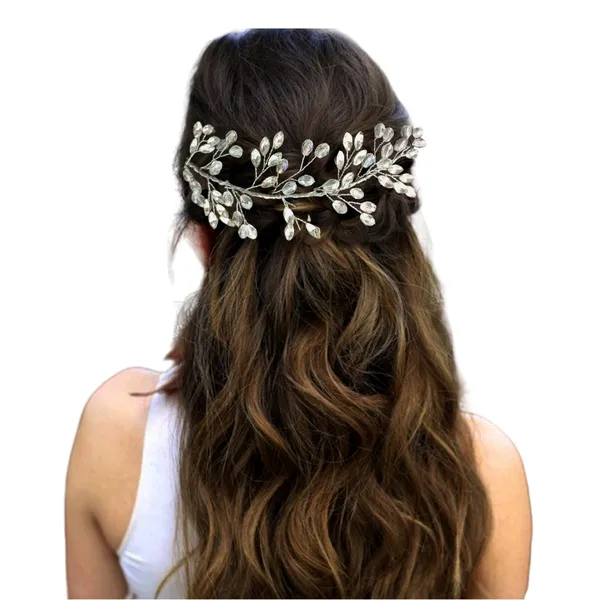 Silver_Artificial_Floral_Bridal_Brooch_&_Hair_Vein
