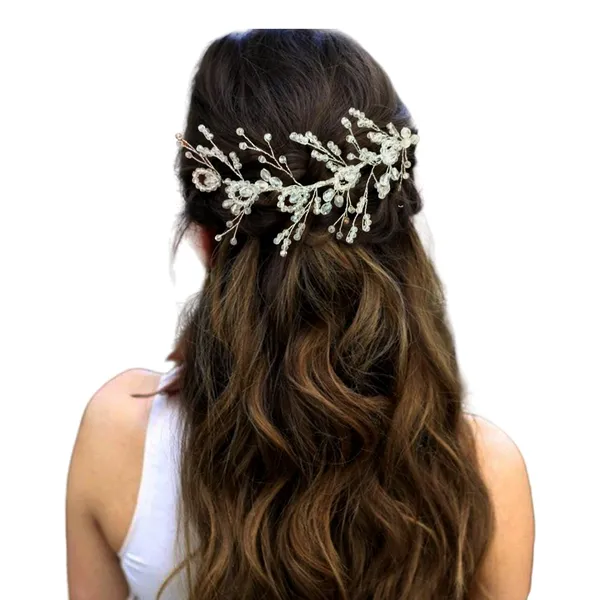 Silver_Artificial_Floral_Bridal_Brooch_&_Hair_Vein