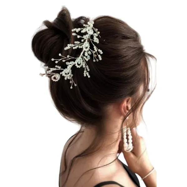 Silver_Artificial_Floral_Bridal_Brooch_&_Hair_Vein