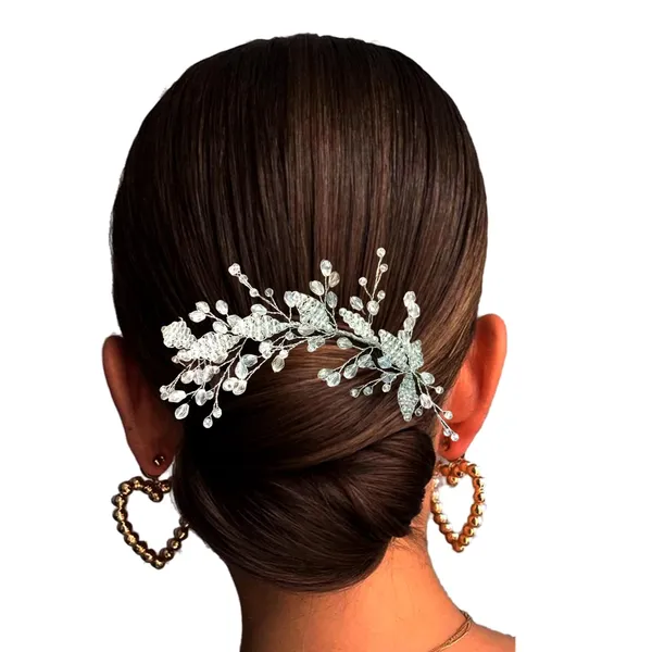 Silver_Artificial_Floral_Bridal_Brooch_&_Hair_Vein