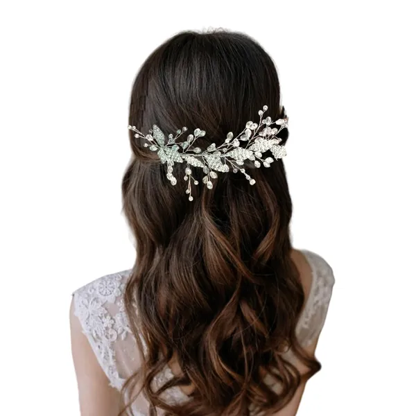 Silver_Artificial_Floral_Bridal_Brooch_&_Hair_Vein