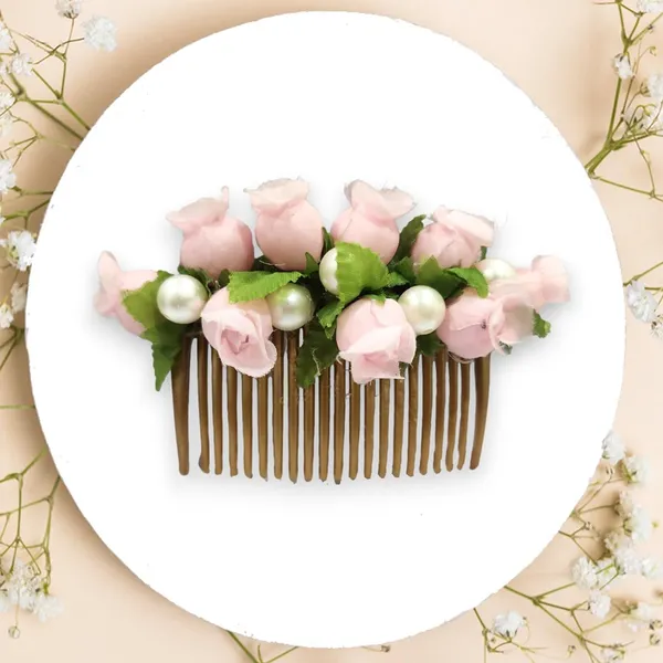 Baby_Pink_Artificial_Floral_Bridal_Brooch_&_Hair_Pin_Comb_(16_X_14_X_10_Cm)